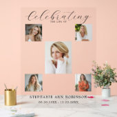 Célébration de la vie funéraire 5 Photo Collage (Mariage)