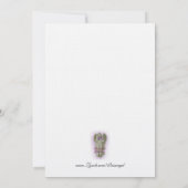 Célébration de la vie Invitation Calla Lys (Dos)