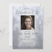 Célébration de la vie - Invitation commémorative A (Devant)