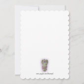 Célébration de la vie Invitation hydrangea floral (Dos)