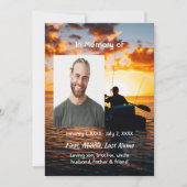 Célébration de la vie Invitation Kayaking Sport (Devant)