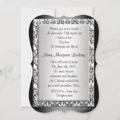 Célébration de la vie Invitation magnolia (Dos)