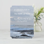 Célébration de la Vie Invitation Storm Cloud Ocean (Debout devant)
