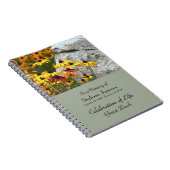 Célébration de la vie Invité Nom du livre Fleurs j (Côté Droit)