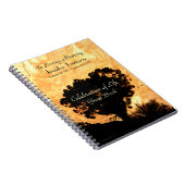 Célébration de la vie Livre d'invité Arbre solitai (Côté Droit)