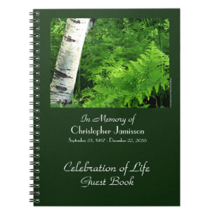 Célébration de la vie Livre d'invité, Aspen et Fer