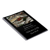 Célébration de la vie Livre d'invité, Fleurs rouge (Côté Droit)