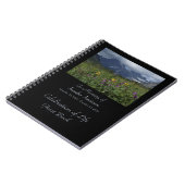 Célébration de la vie Livre d'invité Fleurs sauvag (Côté gauche)