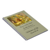 Célébration de la vie Livre d'invité, Papillon jau (Côté Droit)