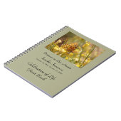 Célébration de la vie Livre d'invité, Papillon jau (Côté gauche)