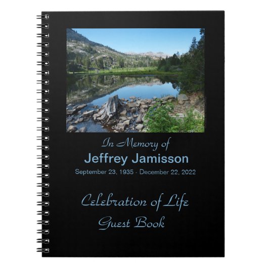 Célébration de la vie Livre d'invité, Réflexion da (Devant)