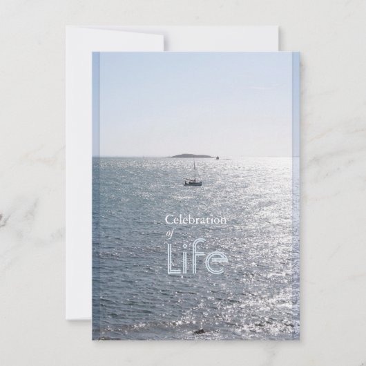 Célébration de la vie marine 3 Invitations (Devant)