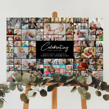 Célébration De La Vie Mémorial Collage De 88 Photo