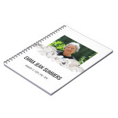 Célébration de la vie Mémorial Livre d'invité Phot (Côté gauche)