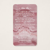 Célébration De La Vie Photo Carte De Prière Funéra (Dos)