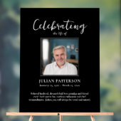 Célébration de la vie Photo commémorative Black Cu (Neutre)