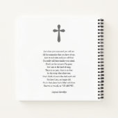 Célébration de la vie Photo Funeral Livre d'or (Dos)