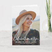 Célébration de la vie Programme commémoratif en ph (Devant)