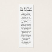 Célébration De La Vie Signet De Mémorial Photo Mod (Dos)