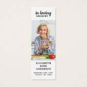 Célébration De La Vie Signet De Mémorial Photo Mod (Devant)