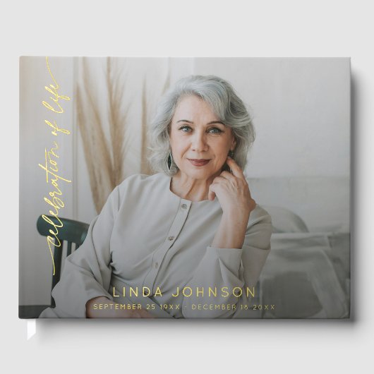 Célébration de la vie Souvenir Photo Funérailles (Recto)