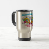 Célébration de la vie !  Tasse de voyage (Devant gauche)
