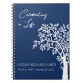 Célébration de la vie White Tree livre d'or (Devant)