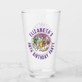 Célébration de l'anniversaire de 60 ans Verre (Devant)