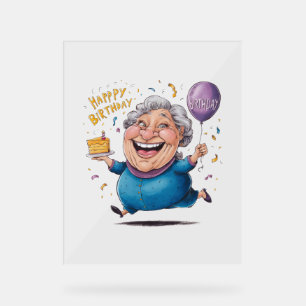 Célébration de l'anniversaire de grand-mère