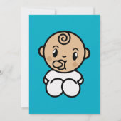 Célébration de l'arrivée de bébé Save The Date (Dos)
