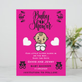 Célébration de l'arrivée de bébé Save The Date (Debout devant)
