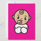 Célébration de l'arrivée de bébé Save The Date (Dos)