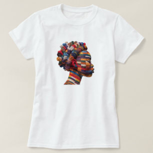 Célébration de l'art coloré du T-shirt de quilting