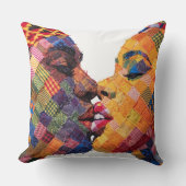 Célébration de l'art du patchwork Coussin de jet (Recto)