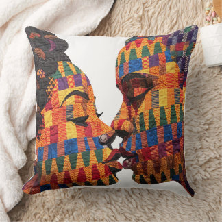 Célébration de l'art du patchwork Coussin de jet