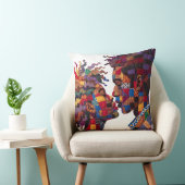 Célébration de l'art du plaid Coussin de jet (Chaise)