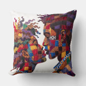 Célébration de l'art du plaid Coussin de jet (Recto)