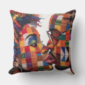 Célébration de l'art du plaid Coussin de jet (Recto)