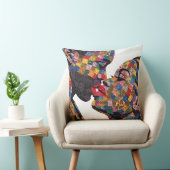 Célébration de l'art du plaid Coussin de jet (Chaise)