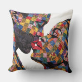 Célébration de l'art du plaid Coussin de jet (Recto)
