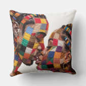Célébration de l'art du plaid de jeté Coussin (Verso)