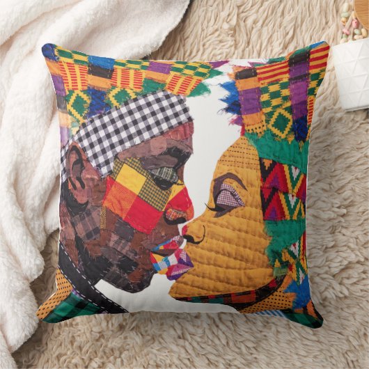 Célébration de l'art du plaid de jeté de coussin (Couverture)