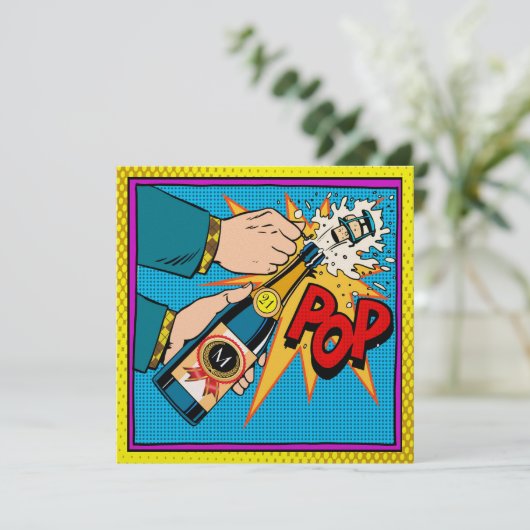 Célébration de l'art pop par l'année Invitation (Debout devant)