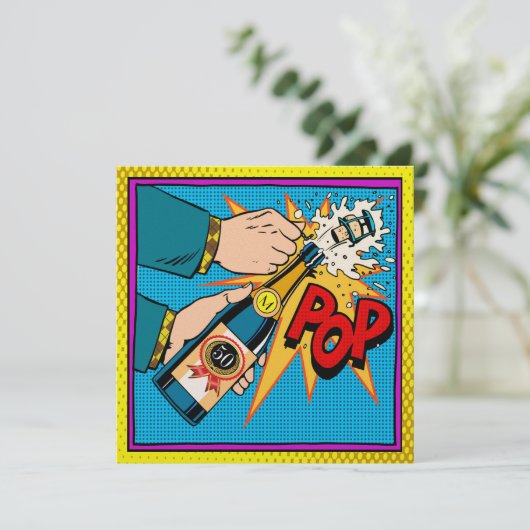 Célébration de l'art pop par l'année Invitation (Debout devant)