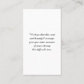 Célébration de l'huile de vie peinture carte de sy (Dos)