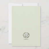 Célébration de Life Dove Photo Invitation (Dos)