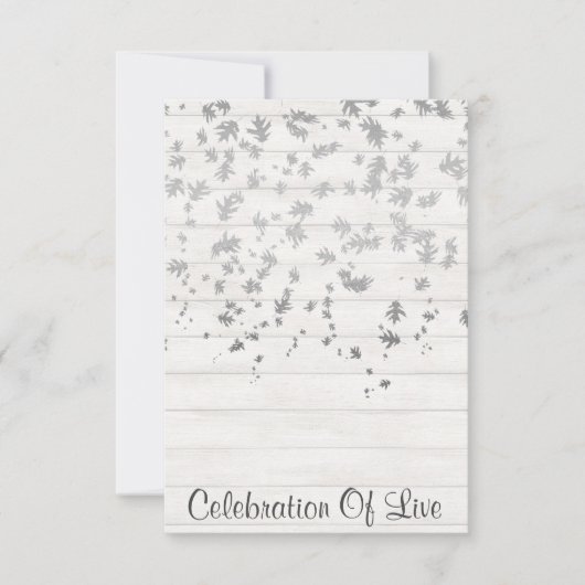 Célébration de Live Invitation Vip Silver (Devant)