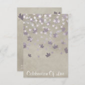 Célébration de Live Invitation Vip Silver (Devant / Derrière)