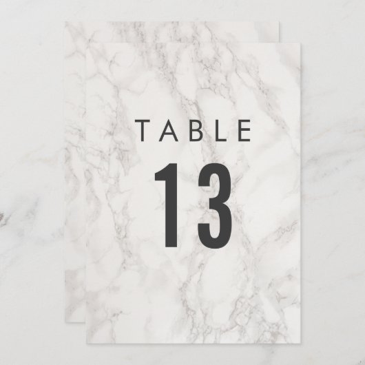 Célébration de mariage élégant | Numéros de table (Devant / Derrière)