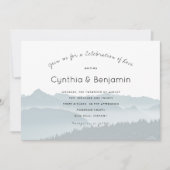 Célébration de Mountain Ridge Invitations de maria (Devant)